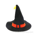 Fancy Halloween Black Witch Hat